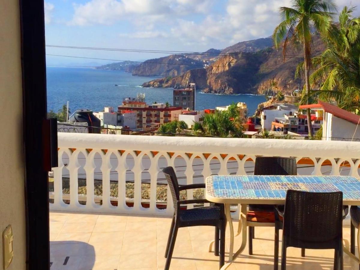 Villa Guitarron Gran Terraza Vista Espectacular 6 Huespedes Piscina Gigante 阿卡普尔科 外观 照片