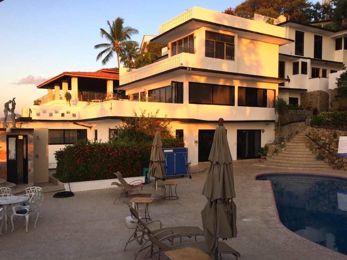 Villa Guitarron Gran Terraza Vista Espectacular 6 Huespedes Piscina Gigante 阿卡普尔科 外观 照片