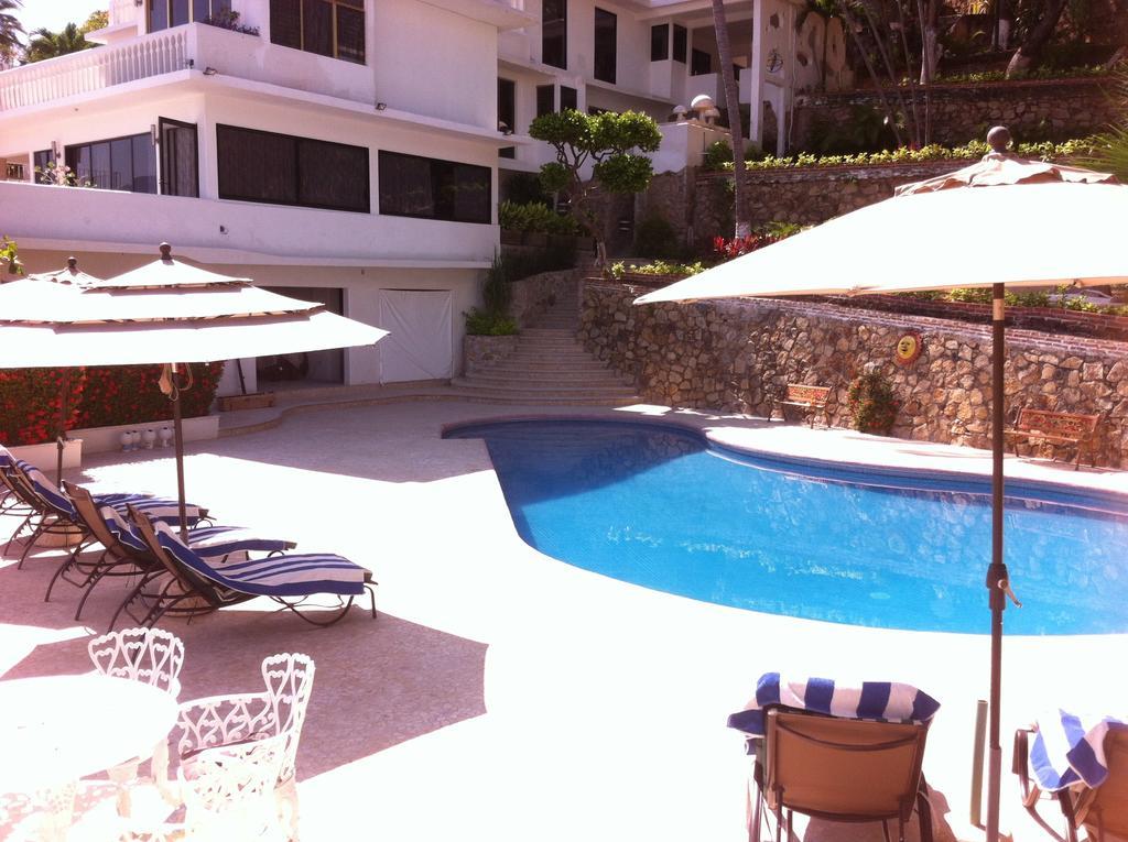 Villa Guitarron Gran Terraza Vista Espectacular 6 Huespedes Piscina Gigante 阿卡普尔科 客房 照片