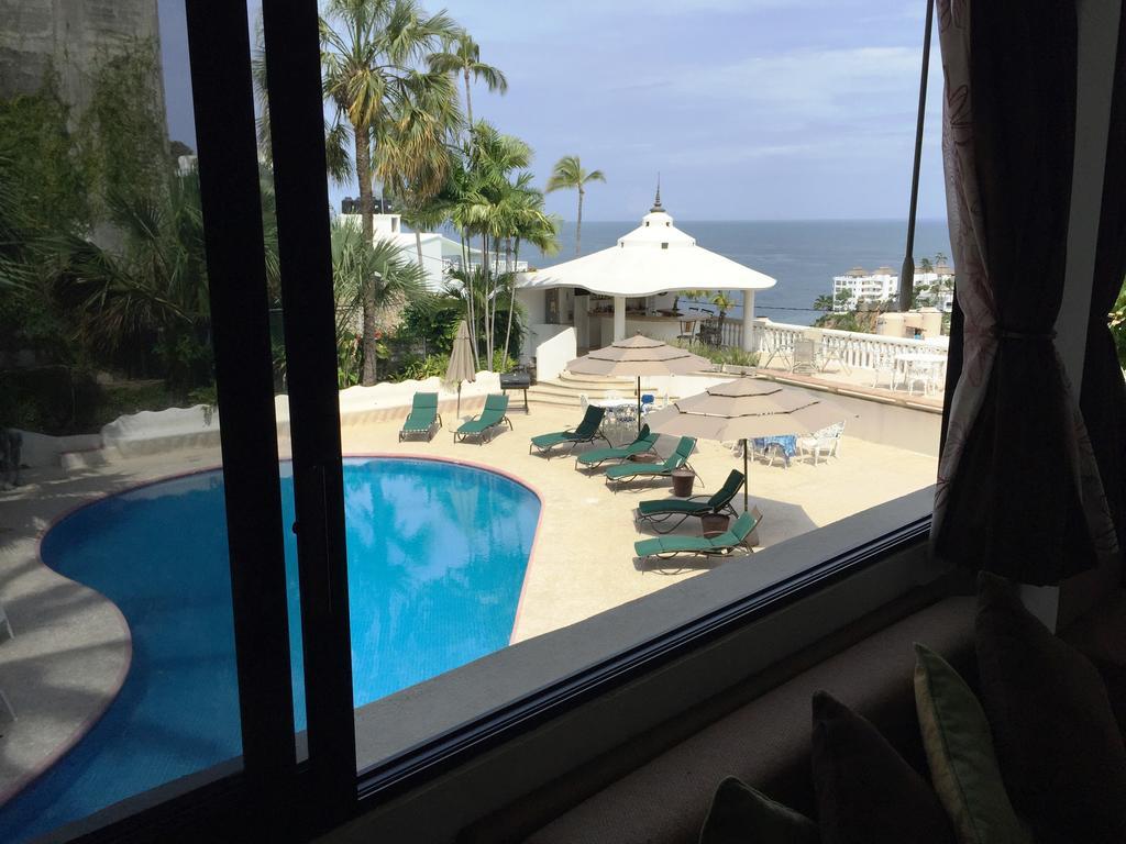 Villa Guitarron Gran Terraza Vista Espectacular 6 Huespedes Piscina Gigante 阿卡普尔科 外观 照片
