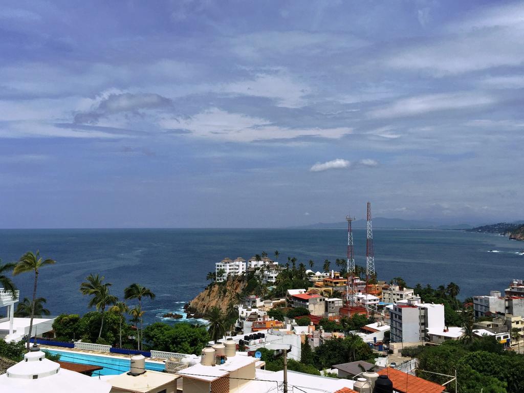 Villa Guitarron Gran Terraza Vista Espectacular 6 Huespedes Piscina Gigante 阿卡普尔科 外观 照片